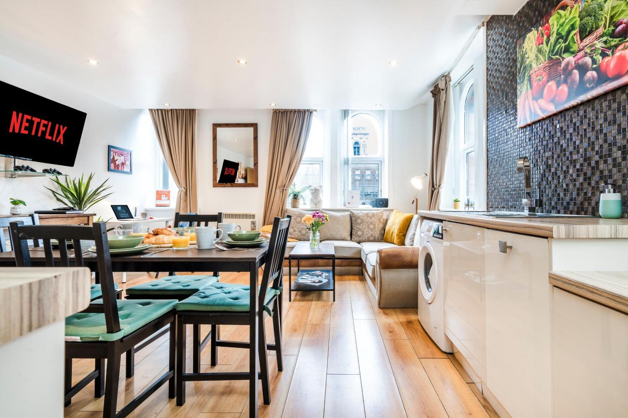 Cavern Quarters, Beautiful Two Bedroom City Centre Apartment By Garudy Serviced Apartments And Short Lets - Perfect For Longer Stays Ліверпуль Екстер'єр фото
